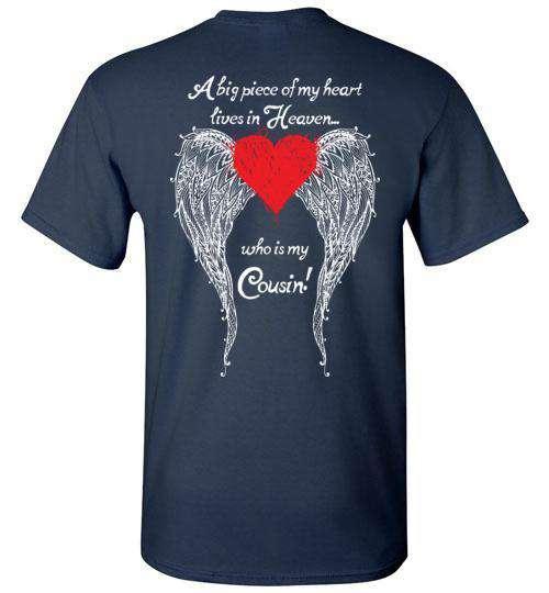 Cousin - A Big Piece of my Heart T-Shirt - Guardian Angel Collection