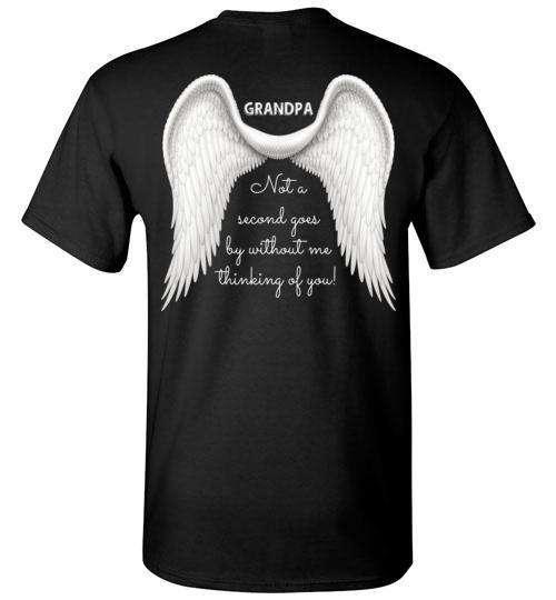 Grandpa - Not A Second Goes By T-Shirt - Guardian Angel Collection