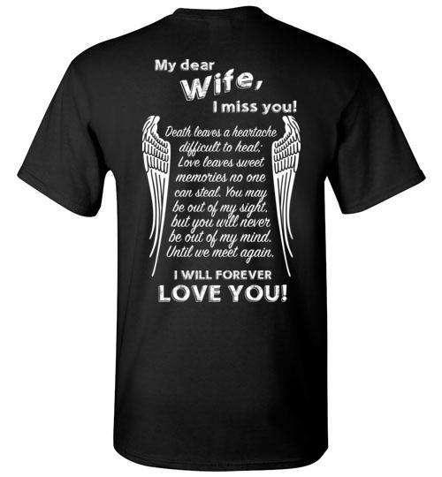 Wife - I Miss You T-Shirt - Guardian Angel Collection