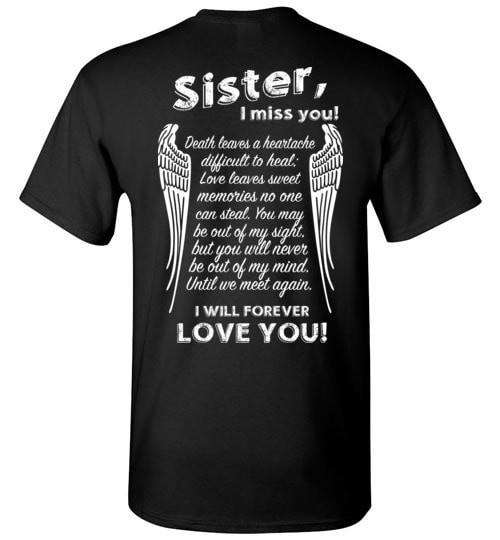 Sister I Miss You Unisex T-Shirt - Guardian Angel Collection