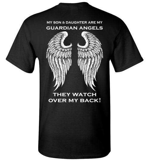 Son and Daughter Guardian Angel T-Shirt