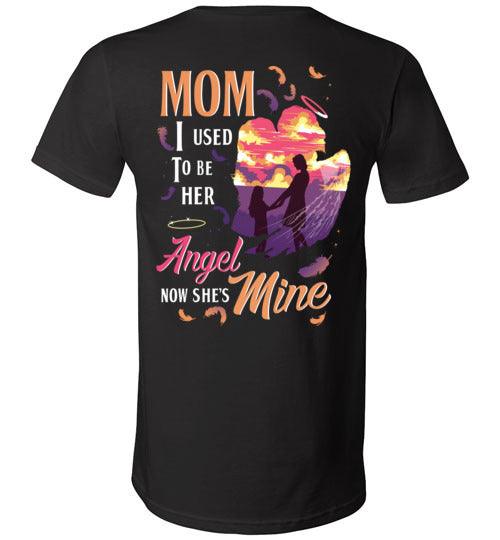 Mom - I Used To Be Her Angel V-Neck - Guardian Angel Collection