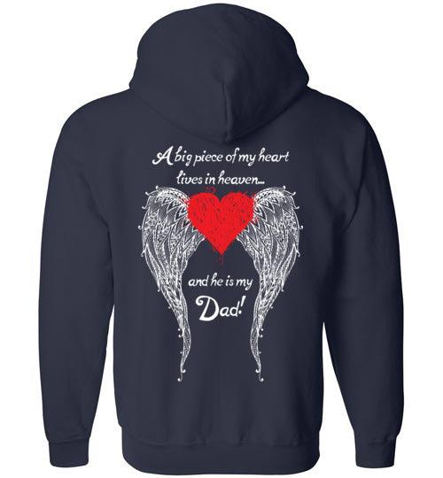 YOUTH: Dad - A Big Piece Full Zip Hoodie - Guardian Angel Collection