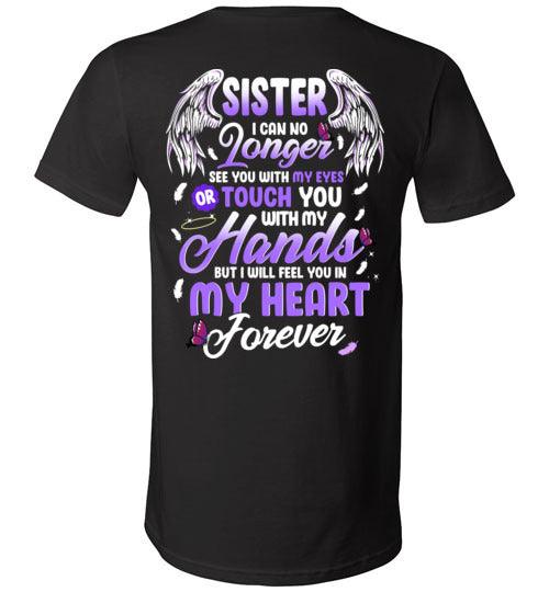 Sister - I Can No Longer See You V-Neck - Guardian Angel Collection